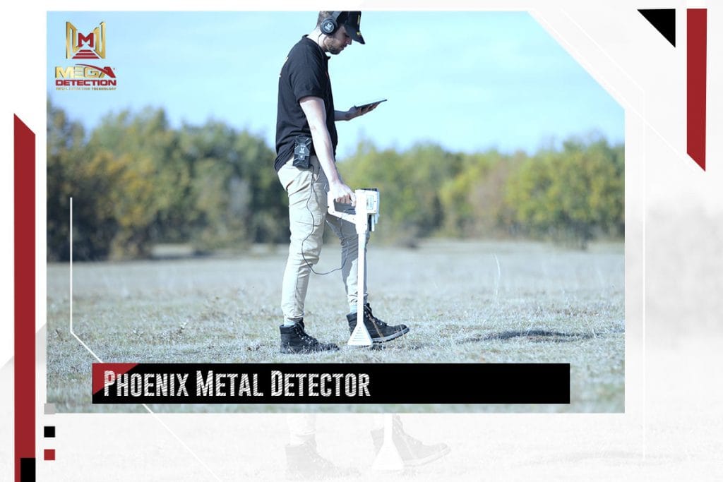 Phoenix Metal Detector With 3 Search System MEGA LOCATORS